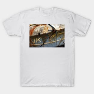 Trawler Bow moored near Dumfries,Scotland T-Shirt